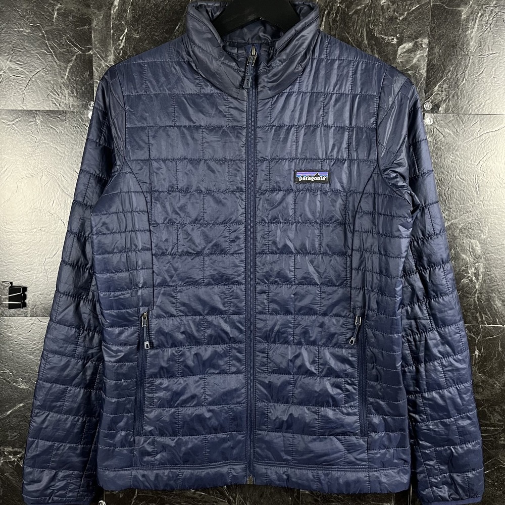 Patagonia Women's Navy Nano Puff Primaloft Jacket Small